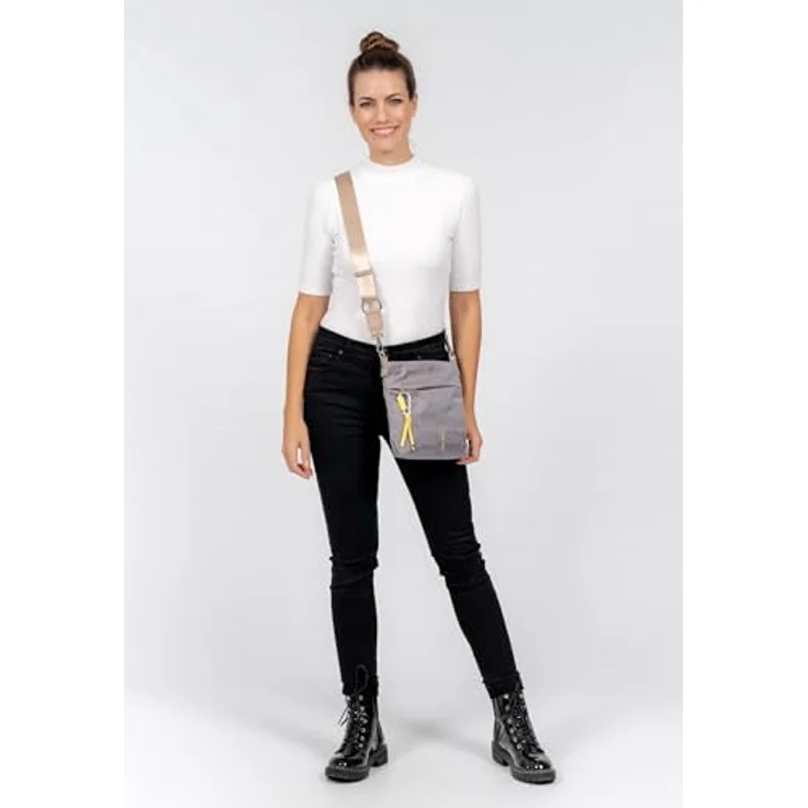 SURI FREY Umhängetasche SFY SURI Sports Marry, für Damen aus Nylon, mit Anhänger, in edler Nylon-Optik, PETA-Approved Vegan – Bild 2