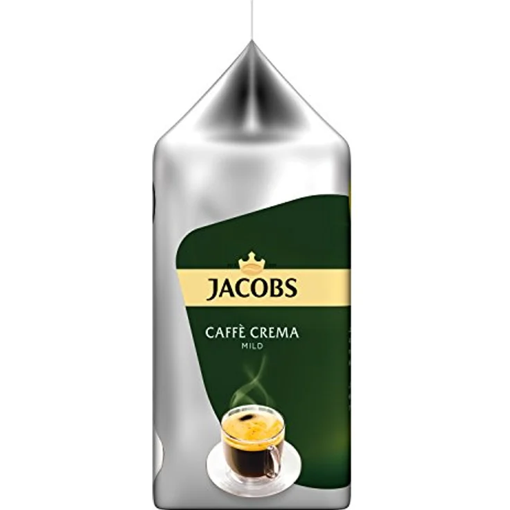 Tassimo Jacobs Caffè Crema Mild, Kaffee, Kaffeekapsel, gemahlener Röstkaffee, 5er Pack, 5 x 16 T-Discs – Bild 6