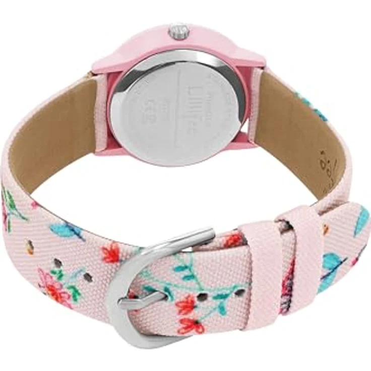 Prinzessin Lillifee Quarzuhr 2037727, bunte Armbanduhr für Mädchen, mit verstellbarem Textilarmband und kratzfestem Mineralglas, Geschenkidee zum Geburtstag oder Schulanfang – Bild 4