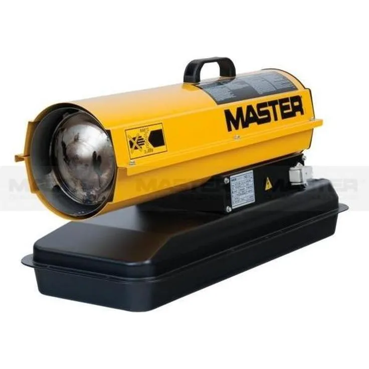 Master Direct Combustion Diesel Heater B70 CED, 20 kW, Heizgerät mit Edelstahl-Brennkammer, 400 m³/h Luftstrom, integrierter 19 L Dieseltank, Grün