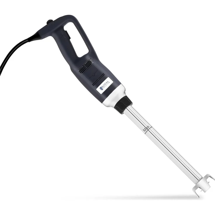 Royal Catering Stabmixer Pürierstab Gastro 500W Edelstahl Handmixer Zerkleinerer Schneebesen, Schwarz - Leistungsstarker 500W Motor, 16.000 U/min, Edelstahl Klinge – Bild 1