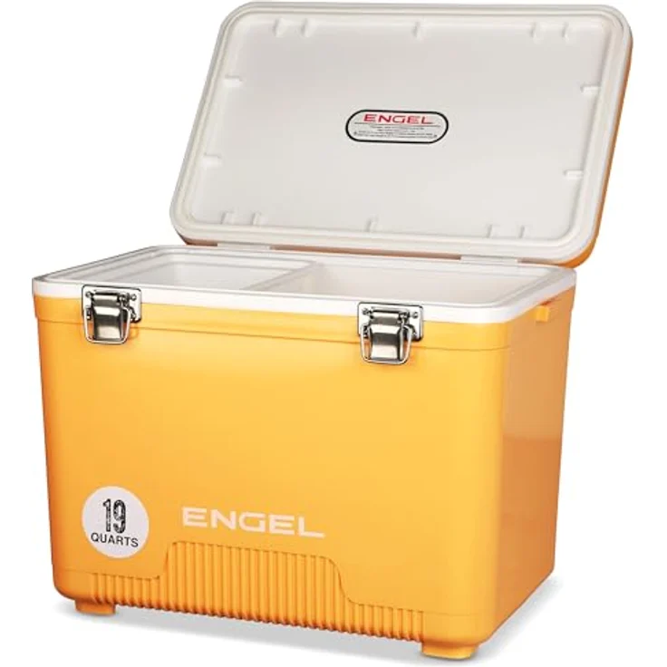 Engel UC19 19qt Hartschalen Kühlbox, luftdicht und auslaufsicher, mit hoher Isolationsleistung, in Iced Mango – Bild 1