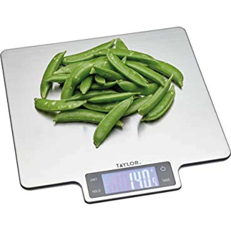 Taylor TYPSCALE10HP Pro Large Platform Kitchen Scales with Tare in Gift Box, Stainless Steel – Bild 4
