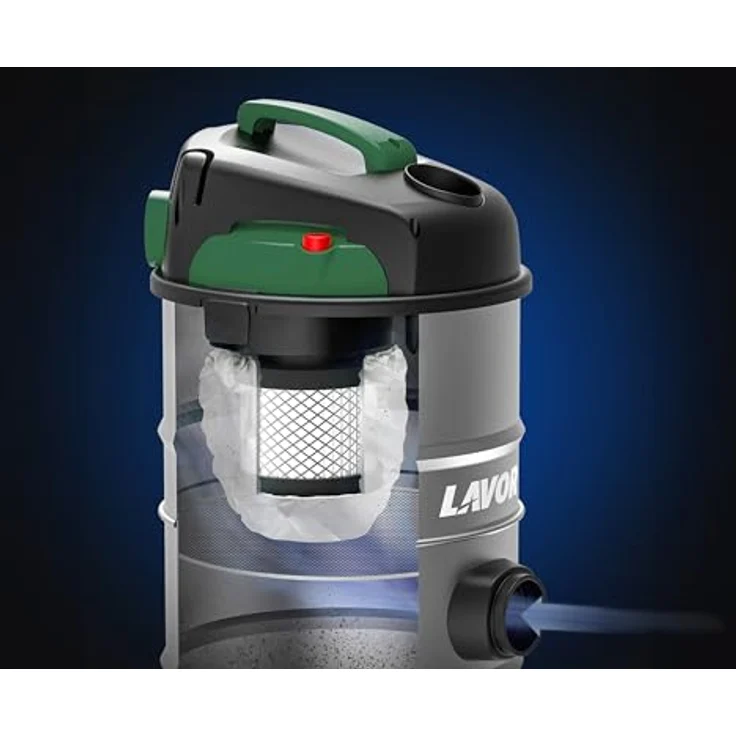 LAVOR ASHLEY KOMBO, Multifunktionaler Staubsauger 4 in 1 – Aschesauger, Nasssauger, Gebläse, 1200 W, 18 kPa Saugkraft – Bild 7