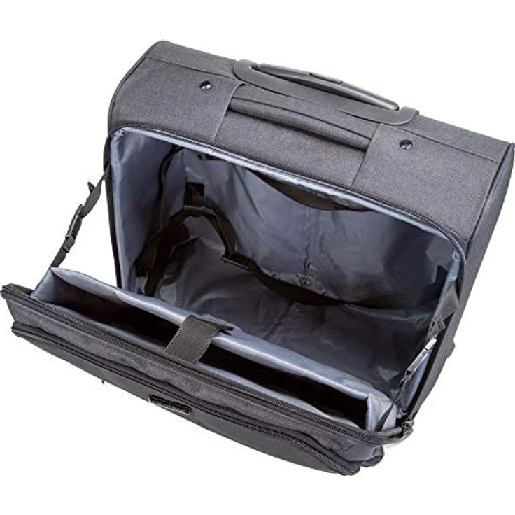 LIGHTPAK Business Laptop Overnight Trolley Ronney, Rollkoffer aus 600D Nylon, Reisekoffer mit 4 Rollen 360°, Anthrazit – Bild 2