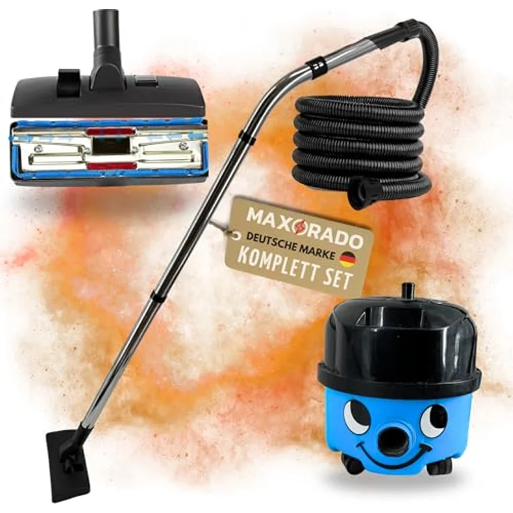 Maxorado Bodendüse + Schlauch + Staubsaugerrohr Ersatzteile Set, kompatibel mit Numatic HVR200, NRV200, 32mm, inkl. umschaltbarer Kombi Bodendüse und 2,5m Schlauch – Bild 1