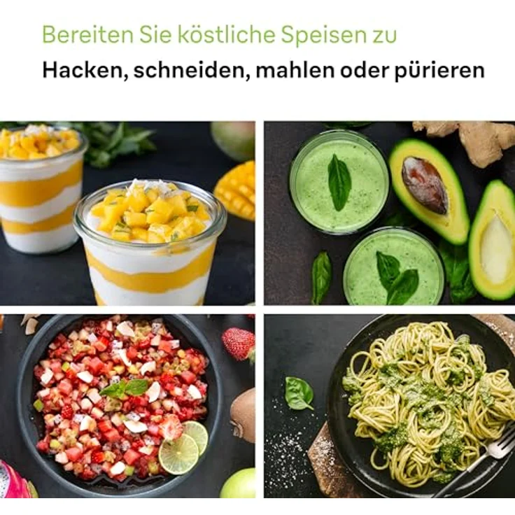 Braun MQ 9187XLI Stabmixer, 1200W, mit Active PowerDrive, inkl. Pürierstab, XL Foodprozessor Gemüsestampfer, Zerkleinerer & Schneebesen, schwarz, edelstahl – Bild 4