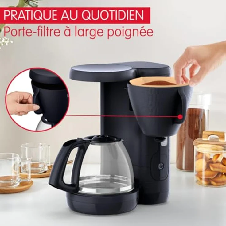 Moulinex FG2M0810, Filterkaffeemaschine mit 1000 Watt, Tropf-Stopp-System, Blau – Bild 7