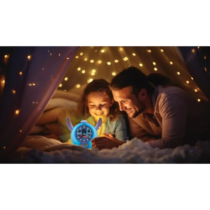 Lexibook Wecker Stitch, mit sanftem Nachtlicht und Nickerchenfunktion, 14 entspannenden Melodien und Sonnenaufgangssimulation – Bild 5