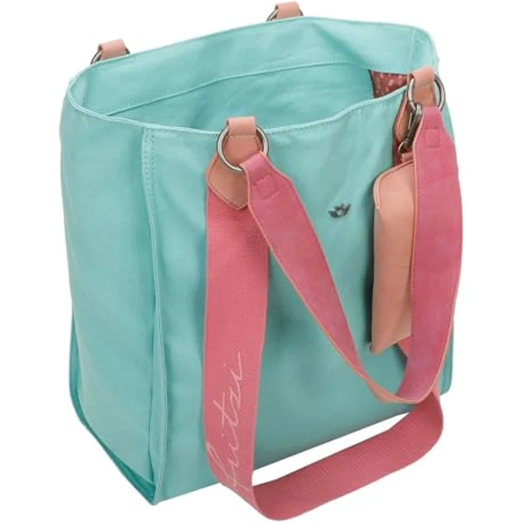 Fritzi aus Preußen Izzy02, Canvas Shopper Tasche mit 100% Baumwolle, 32 cm x 11 cm x 38.5 cm, blau – Bild 7