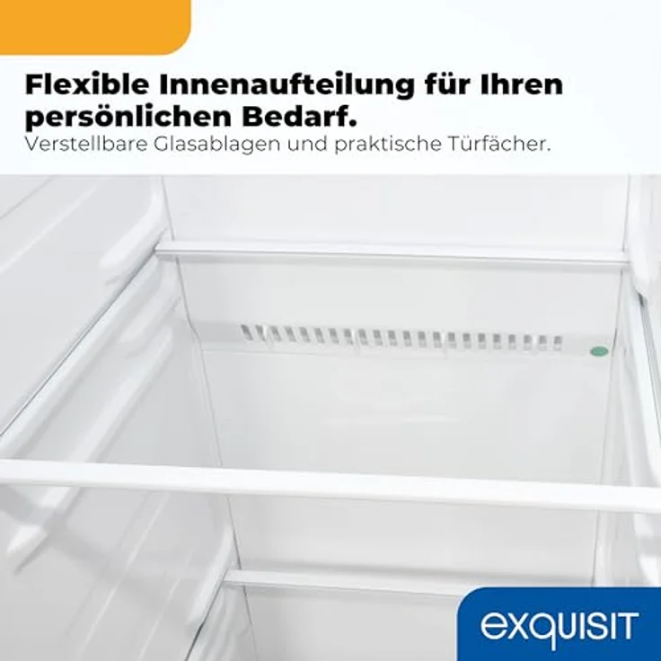 Exquisit SBS546-040D, Side-by-Side Kühl-Gefrierkombination, 442 Liter, No-Frost, LED-Display, 10 Ablagen, leiser Betrieb, weiß – Bild 8