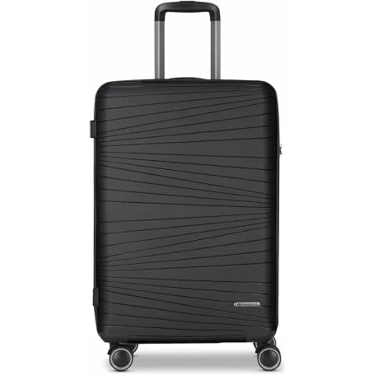 Franky Dallas 3.0 Hartschalen-Koffer groß | Reisekoffer - Trolley ausgestattet mit 4 Rollen, einem TSA-Schloss, Dehnfalte, Leicht | 43 cm x 27 cm x 65 cm - 74L - 3.6 kg