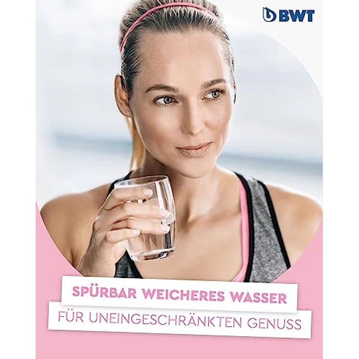 BWT Wasserfilter Vida Weiß 2,6L | Filter entfernt Kalk, Chlor, Blei & Kupfer – Bild 4