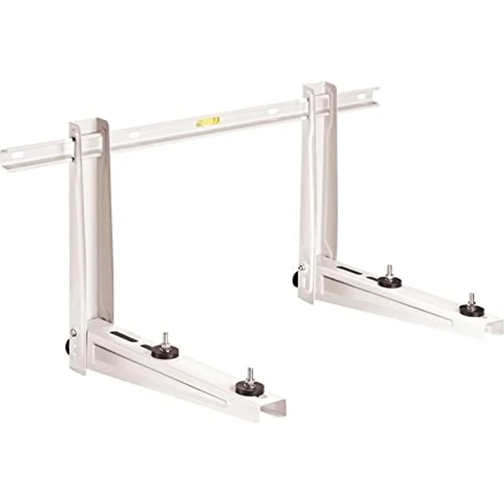No Name Rodigas MS230 Klimaanlage Halterung, Wandkonsole aus galvanisch verzinktem Stahl, weiß, für verschiedene Klimaanlagenmodelle, 420 mm x 375 mm, hohe Stabilität – Bild 2