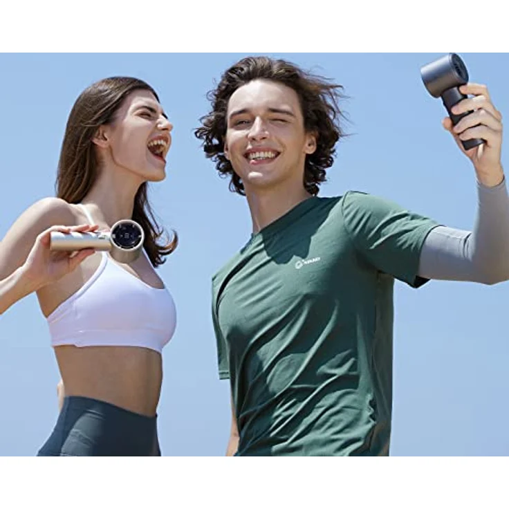 Jisulife Pro1 S, tragbarer Ventilator mit 100-Gang-Steuerung, 18W Schnellladegeschwindigkeit und LED-Anzeigebildschirm, Grau – Bild 9