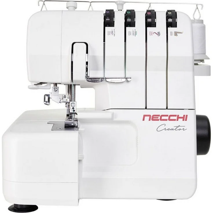 Necchi Overlock-Nähmaschine Necchi Overlock C12 Creator, 12 Stichmuster, 7 mm Stichbreite, robust und zuverlässig – Bild 1