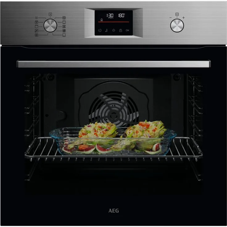 AEG OU5PB41FSM Einbaubackofen groß mit Dampfgaren, 72 L, Schwarz, AutoClean, 2990 W (Versandkostenfrei)