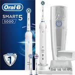 Oral-B Smart Series 5000 Electric Rechargeable Toothbrush Powered by Braun, mit Echtzeit-Pinsel-Feedback, 5 Bürstmodi, Lithium-Ionen-Akku