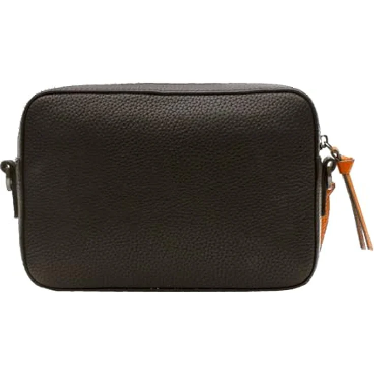 Braun Büffel Umhängetasche Novara 26341, Schwarz, aus hochwertigem genarbtem Rindleder mit praktischer Fächereinteilung – Bild 4