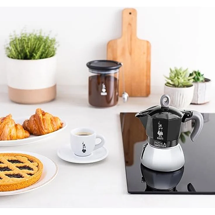 Bialetti New Moka Induction 2 Tassen Schwarz – Bild 3