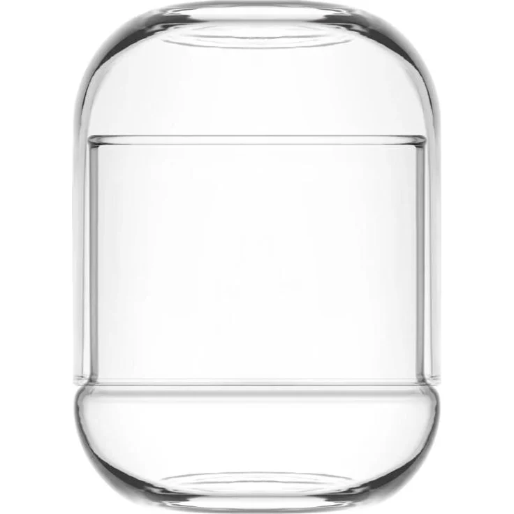LAV DUO Zuckerdose, 380 ml aus hochwertigem Glas, transparent und modern