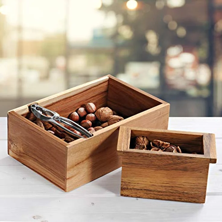 Kesper | Nussschale, Material: Holz, Maße: 25 x 16 x 10 cm, Farbe: Weiß | 28630 - Preisvergleich – Bild 2