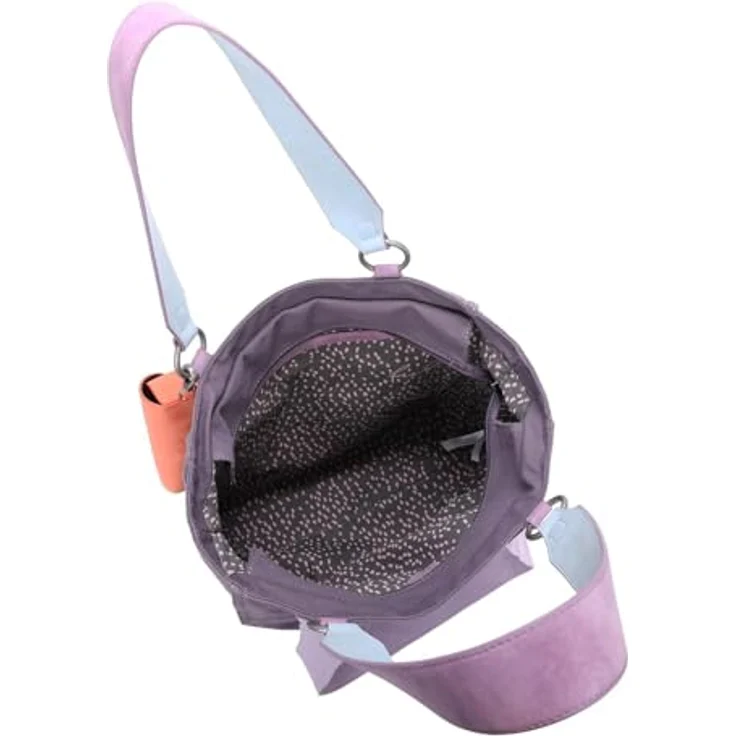 Fritzi aus Preußen Izzy02, Canvas Shopper Tasche 32 cm, lila, 100% Baumwolle, 38.5 cm x 11 cm – Bild 3