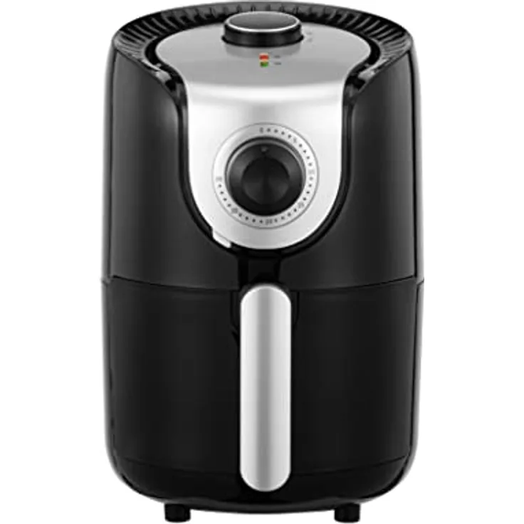Linsar Mini Heißluftfritteuse, 1,5L, 1000 W, fettfreies Frittieren, Temperaturregelung 80-200°C, spülmaschinengeeignet