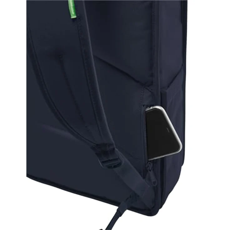 VAUDE Coreway Rolltop 20, Freizeitrucksack mit 15,6 Zoll Laptopfach, gepolsterten Schulterriemen, Farbe eclipse – Bild 6