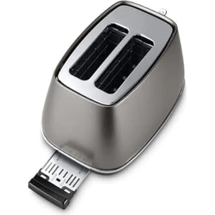 De'Longhi Toaster Distinta Titanium CTI2103.TB, Edelstahl 2 Schlitze, Defrost-Funktion, 900W – Bild 3
