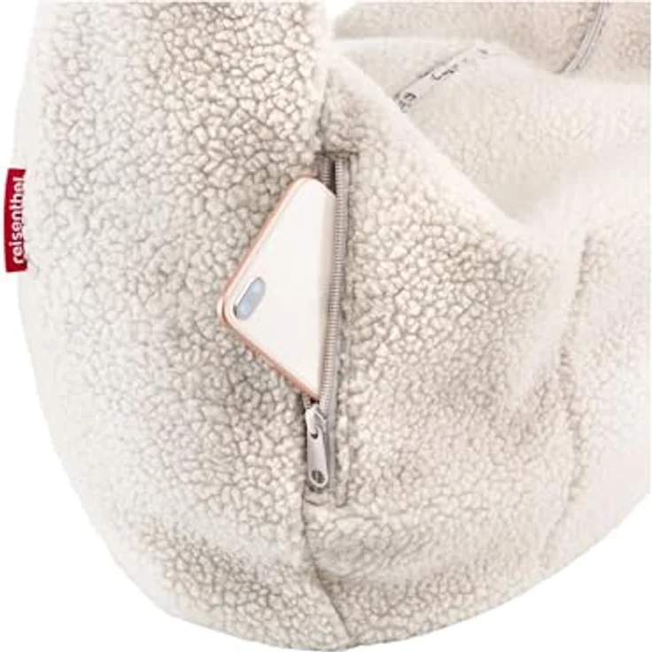 reisenthel Moonbag Schultertasche 48 cm, weiß, 100% Polyester, ideal für den Alltag – Bild 4