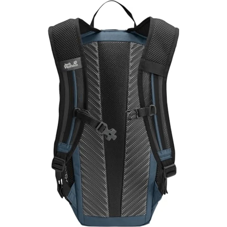 Jack Wolfskin Daypack VELOCITY LITE 10, leichter Sport-Rucksack mit AEROSHAPE LITE Tragesystem und Trinkblasenfach, schwarz – Bild 2