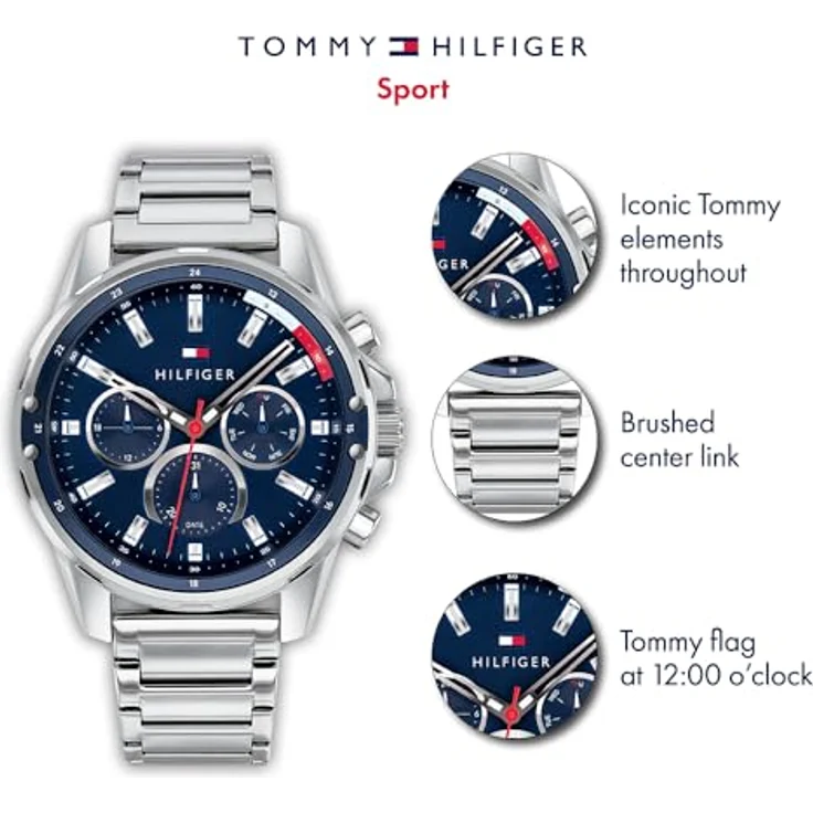Tommy Hilfiger Armbanduhr Herren Mason 1791788 – Bild 6