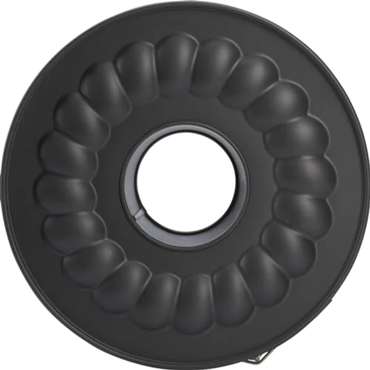 Westmark Springbackform, Mit 2 Böden: Flachboden-Rohrboden, Rund, Durchmesser: 28 cm, Antihaftbeschichtet, Kaltgewalzter Stahl, Back-Klassiker, Anthrazit, 31692240 – Bild 3