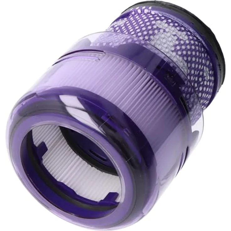 AccuCell Saugroboter Zubehör-Set Filter passend für Dyson SV19 Omni-Glide, HEPA, 8,2cm x 10,3cm, lila, ersetzt 965241-01 – Bild 2