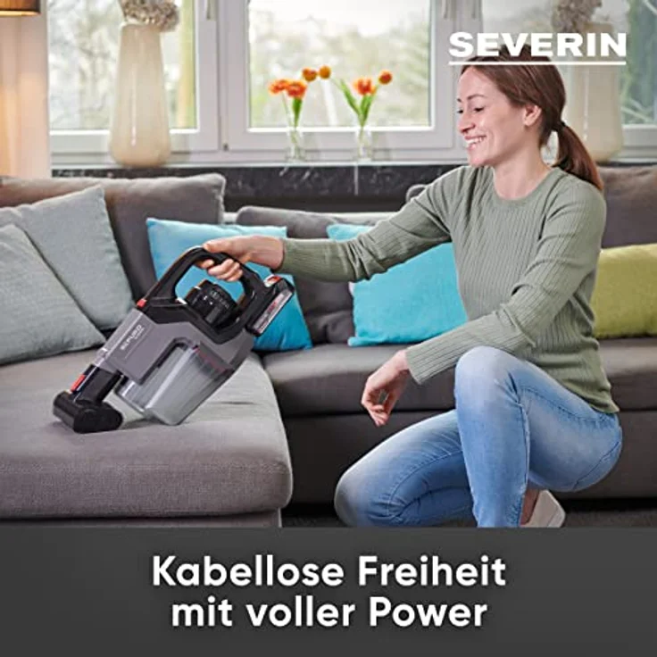 Severin HV 7184 Handstaubsauger, Anthrazit – Bild 3