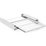 osoltus Universal Verbindungsrahmen Waschmaschine/Trockner mit Ausziehgestell - Stabil für den Wäschetrockner geeignet, in universellem Abalage, bequemer für Wäschmäschinen und Trocknerfasllenen.