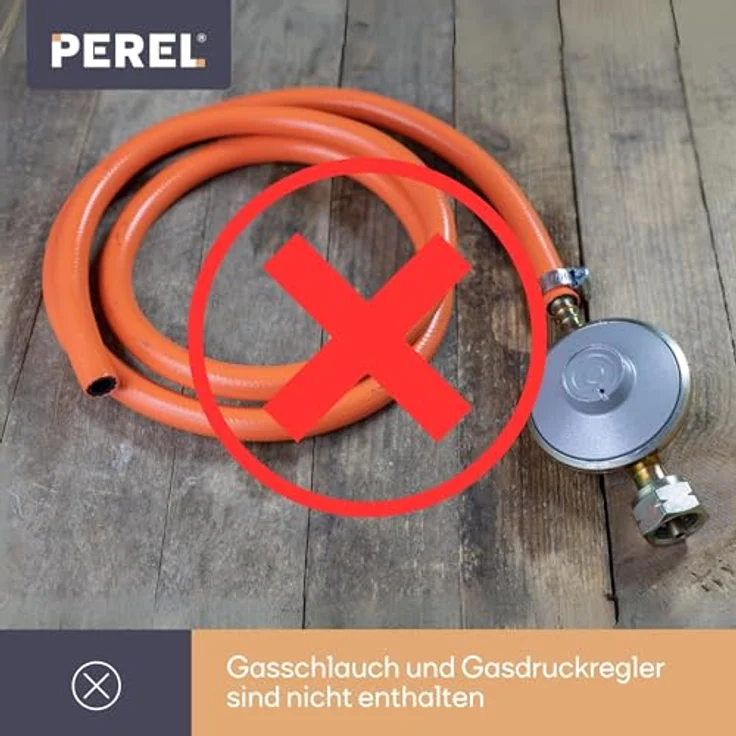 Perel gasstrahler 4500 W silber,  – Bild 8