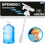 MAVURA SPENDOX Trinkwasserpumpe elektrische Pumpe Wasserspender Getränkespender, weiß