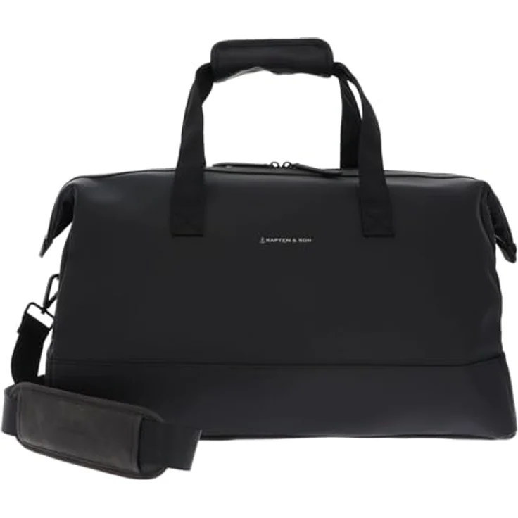 Kapten & Son Storen Weekender Reisetasche 48 cm, 100% Polyurethan, schwarz – Bild 2