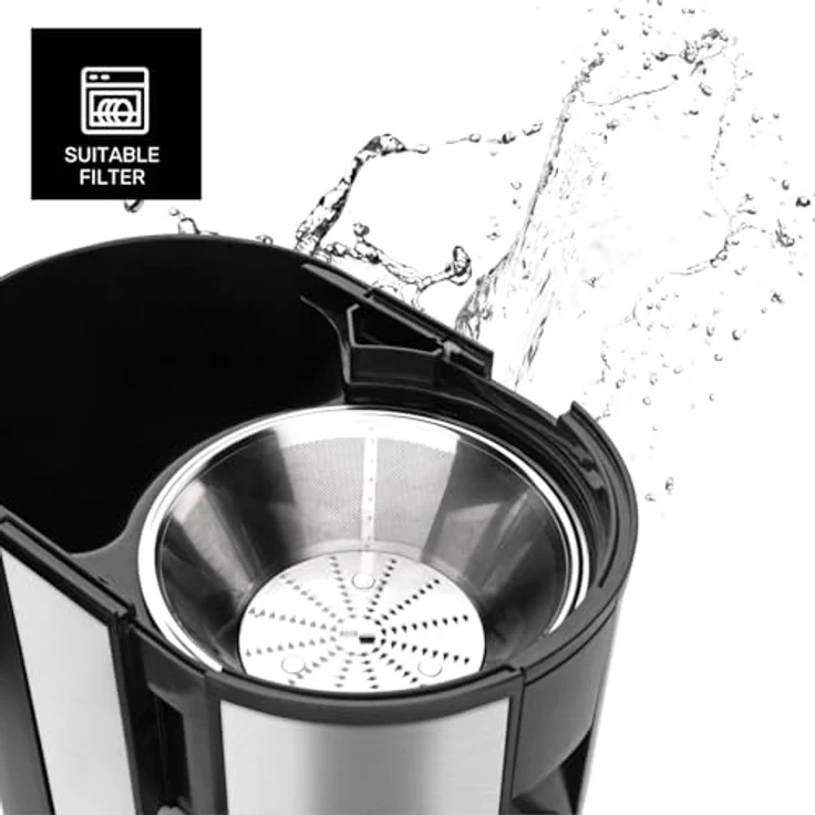 Taurus 924731000 Entsafter Pro Compact, 600 W, Eingang 65 mm, abnehmbarer Edelstahlfilter, 2 Geschwindigkeitsstufen, Krug 350 ml, herausnehmbarer Fruchtbehälter 1,2 l – Bild 11