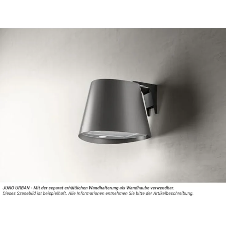 Elica Juno Urban Inselhaube 50 cm, Dunstabzugshaube in Gusseisenoptik, 3 Leistungsstufen, inkl. Aktivkohlefilter und LED-Beleuchtung – Bild 5