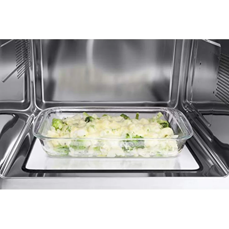 CASO MI 30 Ceramic Mikrowelle, Standgerät, 1000 Watt, 30 Liter Garraum, Inverter-Technologie, Keramikboden für mehr Platz, 8 Koch-Programme, Timer, edelstahl – Bild 5