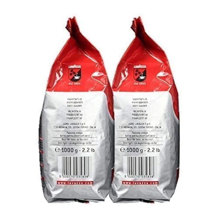 Lavazza Kaffee Qualita Rossa, ganze Bohnen, Bohnenkaffee, 1000g – Bild 3