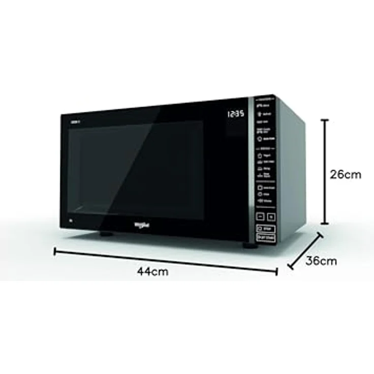 Whirlpool MWP 303 SB Kombination Grill und Mikrowelle, 900 Watt, 30 Liter Garraum, Joghurt-Funktion, Schmelzfunktion, Warmhalte-Funktion, Standgerät – Bild 5