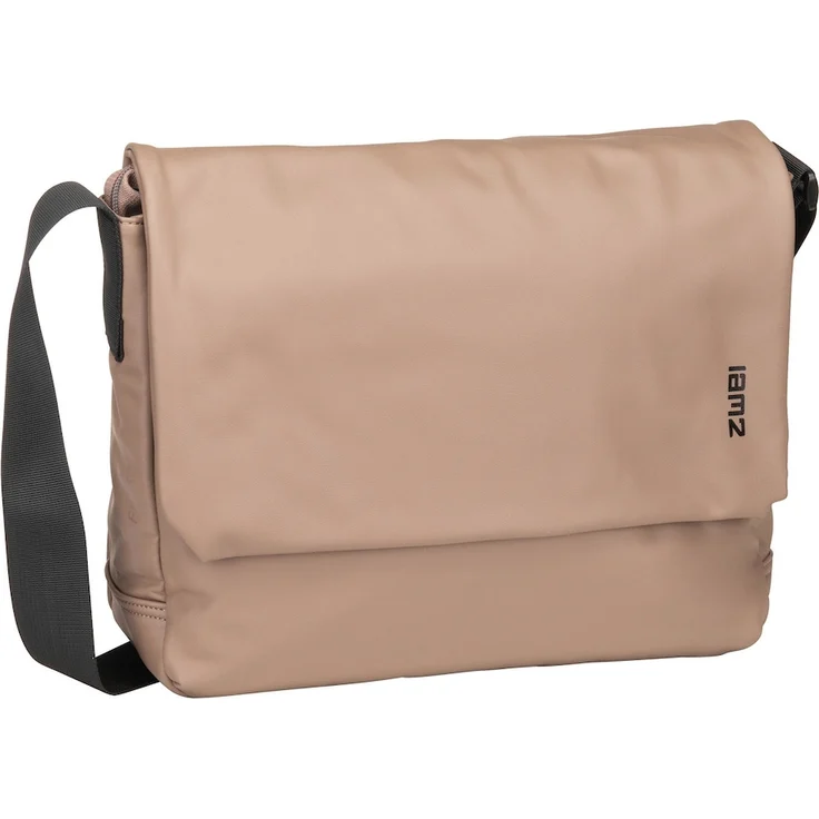 ZWEI Cargo CA130, Umhängetasche aus robustem Kunstleder, sportliches Design, braun, 33 x 12 x 26 cm – Bild 1