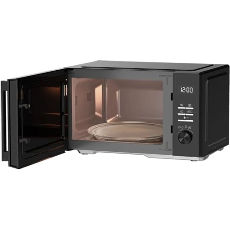 Beko MGF24310B Mikrowelle mit Grill, 24 Liter, 900 W, digital, freistehend, 8 Kochfunktionen, Schwarz – Bild 3