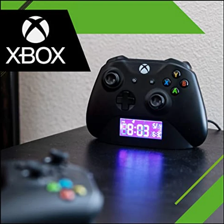Paladone Xbox Black Controller Wecker, offiziell Lizenziertes Merchandise – Bild 5