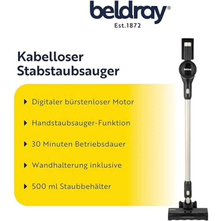 Beldray BEL01980VDE 2600-Watt-Bügeleisen, antihaftbeschichtete Keramik-Bügelsohle, variable Temperatur-/Dampfregelung, Selbstreinigungsfunktion, 280-ml-Wassertank, 140 g/min Dampfstoß – Bild 2