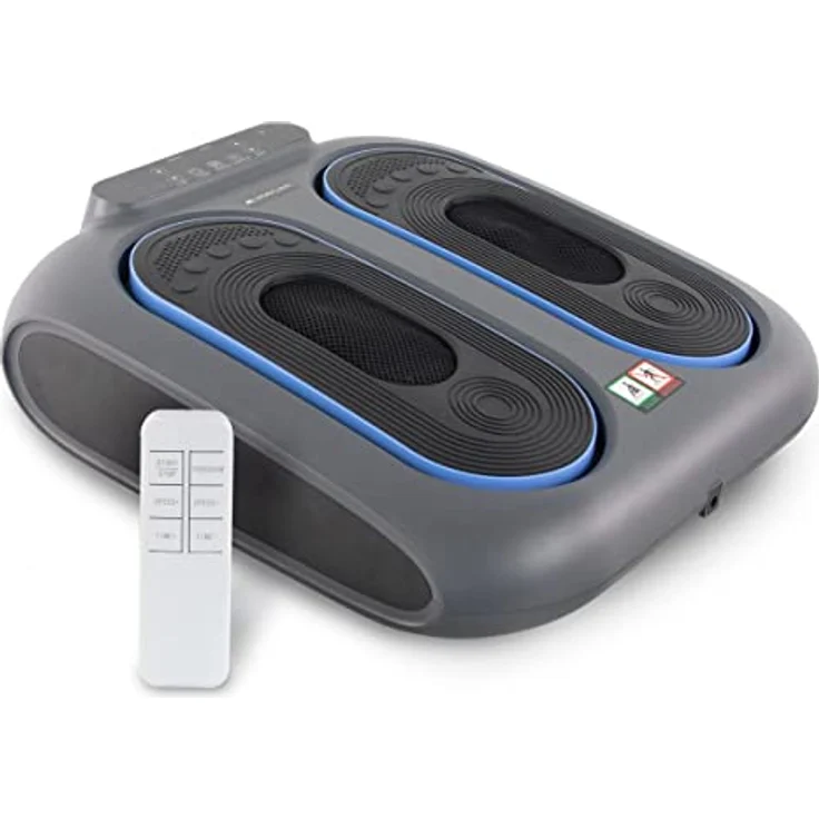 Mobiclinic, Fußmassagegerät, Vibration 10 Geschwindigkeitsstufen, 5 Programme, Timer, Fuß- und Beinmassagegerät mit Vibration, Fernbedienung und Bedienfeld LED, VIBFIT – Bild 1